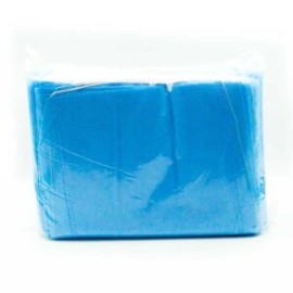 Cubrebocas doble capa azul